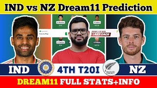 IND vs NZ Dream11 Prediction I India vs Newzealand 4th T20I Today Match Prediction I screenshot 2