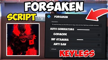 Forsaken Script *NO KEY* - Guest 666 Update, Auto Generators, Godmode, AI Play, Stun Enemy & More! 👾