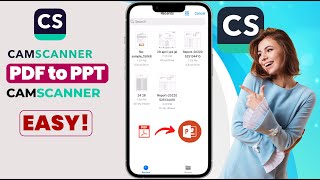 How To Convert PDF to PPT Using CamScanner | PDF to PPT Quick Guide screenshot 2