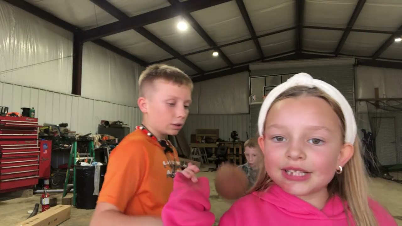 I got a microphone and tested it out and started playing basketball