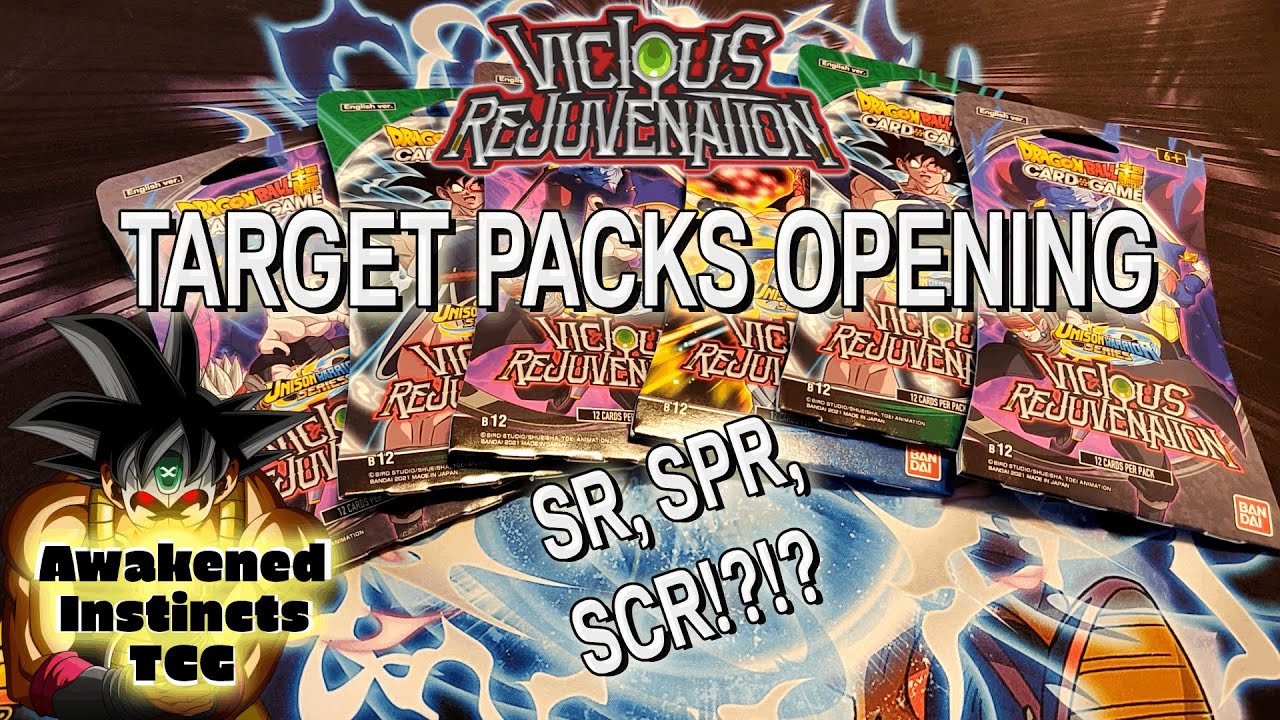 Targets Packs Are Broken! SCR?! Vicious Rejuvenation Booster Pack Opening