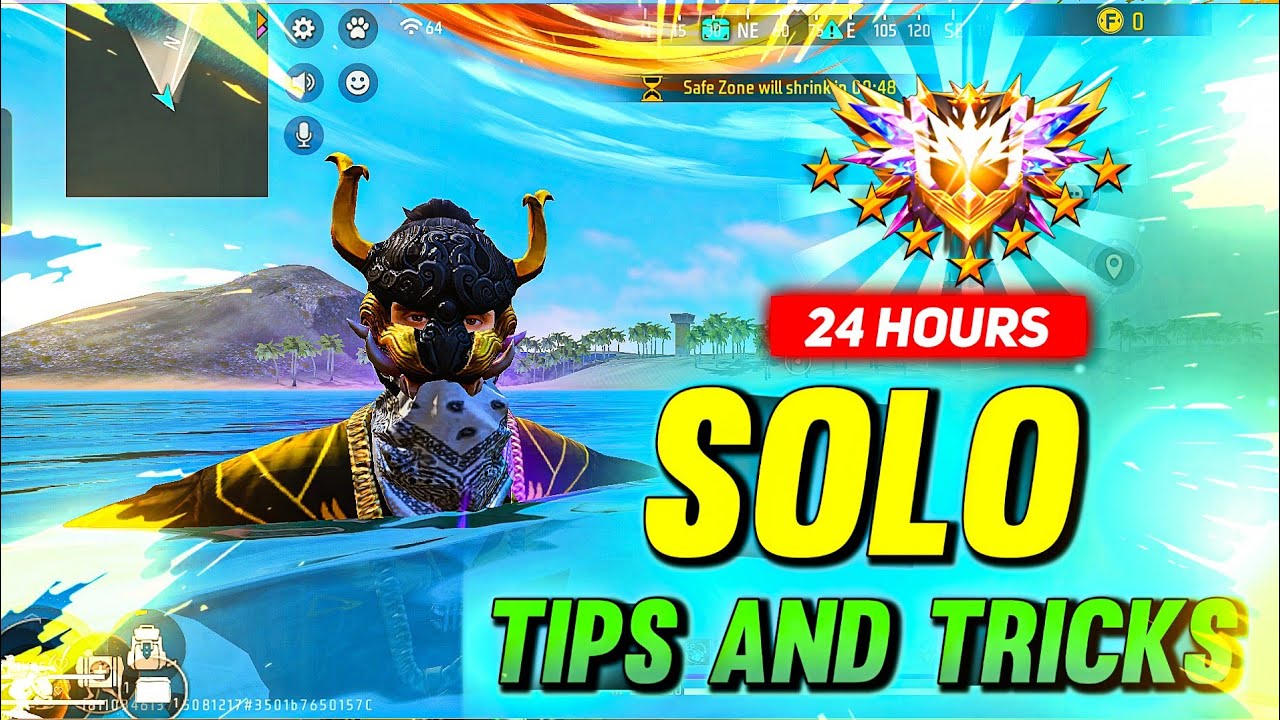 Free Fire Solo Rank Push Tips And Tricks | How To Push Rank In Free ...