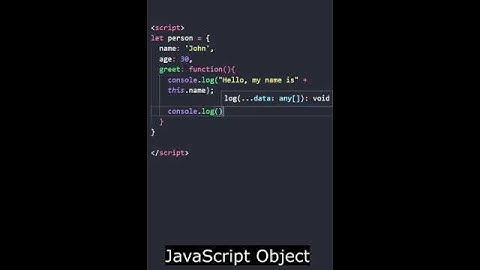JavaScript Object #shorts #reels #trending #ytshorts #javascript #programming #object