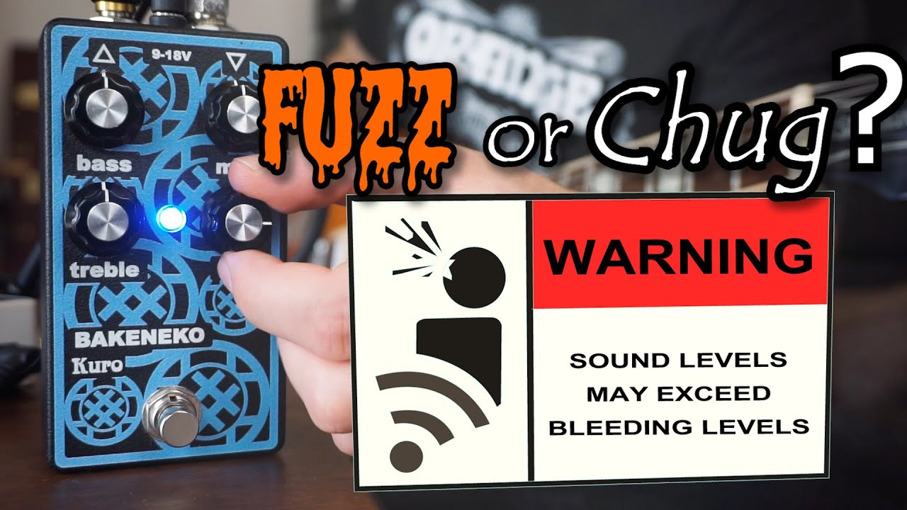 Kuro Custom Audio - BAKENEKO Eq/Boost -More Fuzz or Chug? |Orange Rocker 30| Mastodon Style Riffing