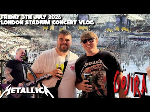 Metallica (London Stadium 2026) Friday 03rd July Concert Vlog