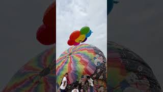 DETIK DETIK BALON UDARA LEIKA TERBANG, LEIKA GAK SEDIH MALAH SENENG 😭 #leika #viral #shorts