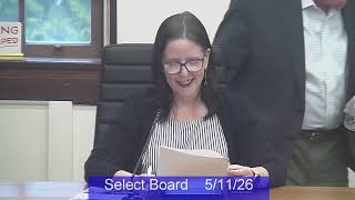 Select Board - May 11,  2026