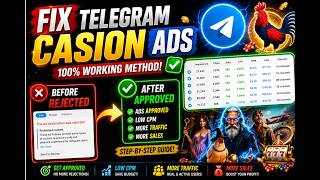 How to Fix Telegram Ads Rejected