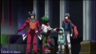 Yugioh Arc V Yuya Unite with His father Yusho Sakaki 