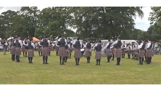 Benjamin Samuel Drummond Flies Free With Shotts At The 2024 Scottish Pipe Band Championships