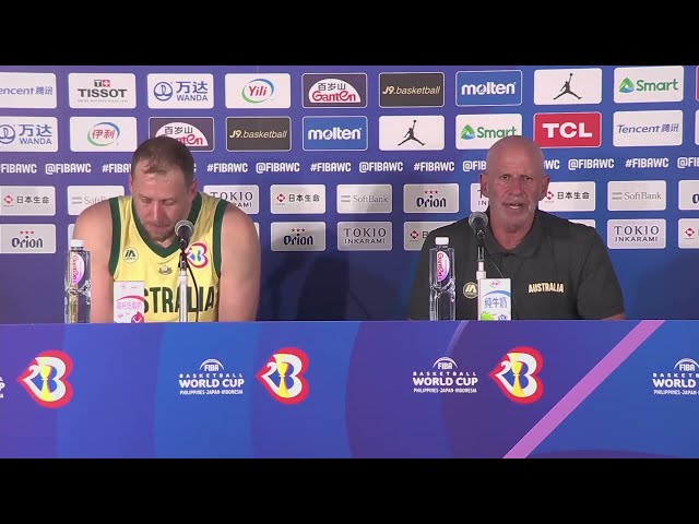 Game 2 Press Conference - Brian Goorjian and Joe Ingles | FIBA Basketball World Cup 2023