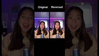 Original vs Reversed | @RoseangelMusic  #shorts #music #duet #viralvideo original #reversemusic #