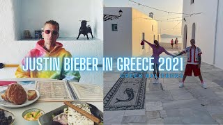 Justin And Hailey Bieber In Greece 2021 pt.1 (Mykonos,Milos) | Greek Beliebers