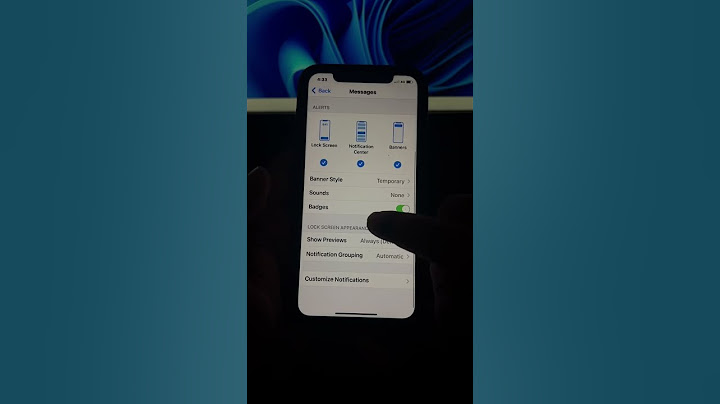 Hide SMS messages on Lock Screen in iPhone