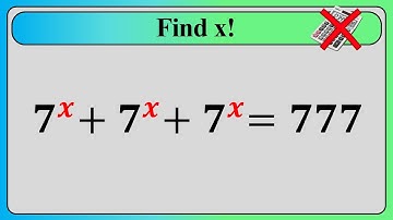 Nice Logarithmic Math Simplification | Find the Value of X