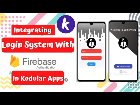 Google & Email Login / Sign in System in App With Firebase Authentication | kodular App Development