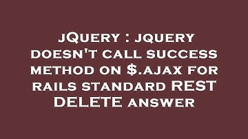 jQuery : jquery doesn