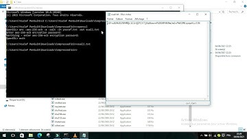 How to encrypt and decrypt messages  using Openssl on windows