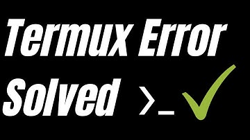 INSTALL WGET - Termux Error Solved - Kali Linux