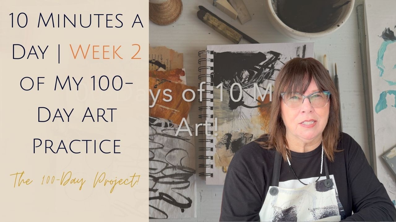 10 Minutes a Day | Week 2 of My 100-Day Art Practice - YouTube