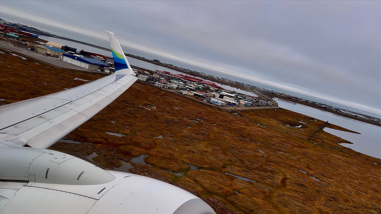 [4K] – Full Flight – Alaska Airlines – Boeing 737-890 – BRW-ANC – N551AS – AS52 – IFS 1112 NEW