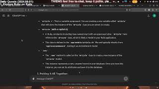 Day 4, Daily Coding: Quick Rails, Long Stream Tomorrow