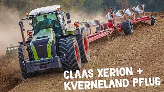 Claas Xerion Traktor | Kverneland PW | Pflügen | Ploughing | Lohnunternehmen