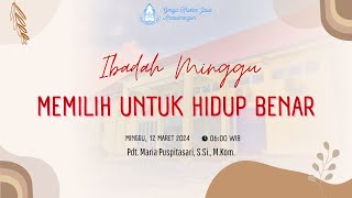 Ibadah Minggu, 12 Mei 2024 - GKJ ARCAWINANGUN