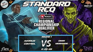 Azorius Control VS Dimir Midrange  [Round 1 RCQ Standard]