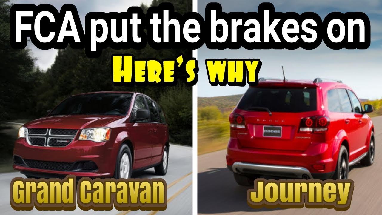 FCA to get rid of the Dodge Grand Caravan and the Dodge Journey line in