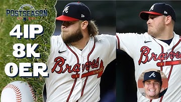 NLCS game 6 | A.J. Minter and Tyler Matzek (feat. Luke Jackson) | Pitching highlights | MLB 2021