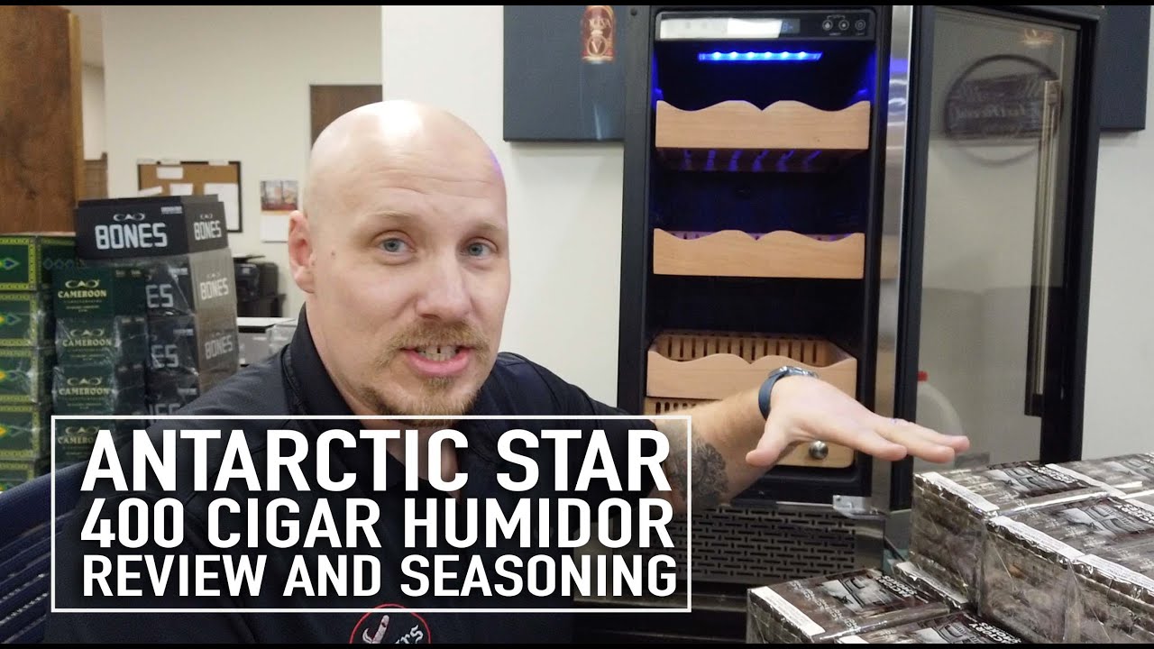 radioaktivitet taske Evakuering Antarctic Star 400 Cigar Humidor Review & Seasoning - YouTube