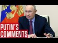 Putin comments on antirussian attack in belgorod