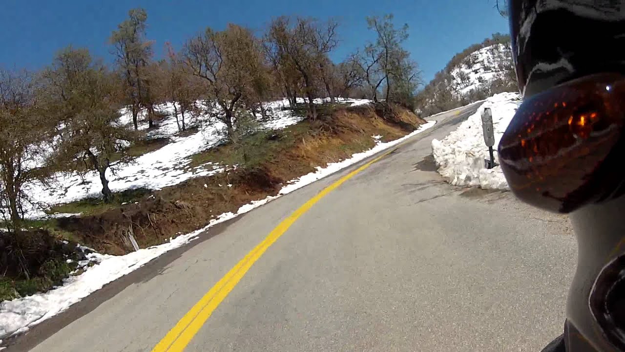 Caliente Bodfish Road with snow! 2 YouTube