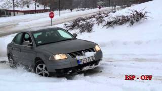 VW passat B5.5 - 4 motion in snow 1