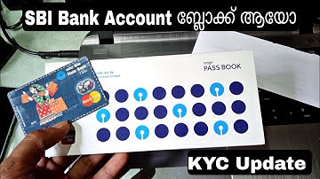 SBI Account Getting Blocked \ KYC Update