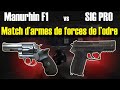 Sig sauer pro 2022 gendarmerie vs le lgendaire manurhin f1  mr88