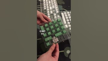 ceramic keycaps ⋆⁺₊⋆★🌿