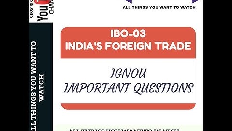 IGNOU IBO-03 INDIA