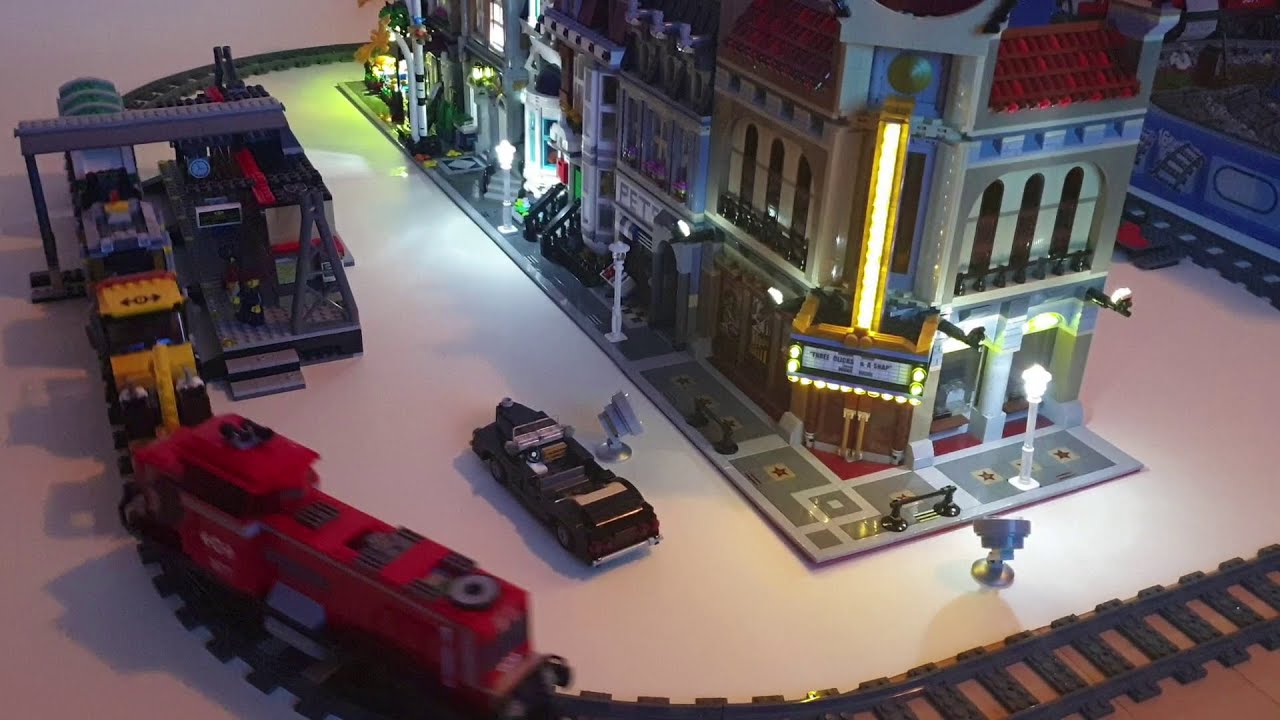 LEGO 3677 train ride  speed build & custom