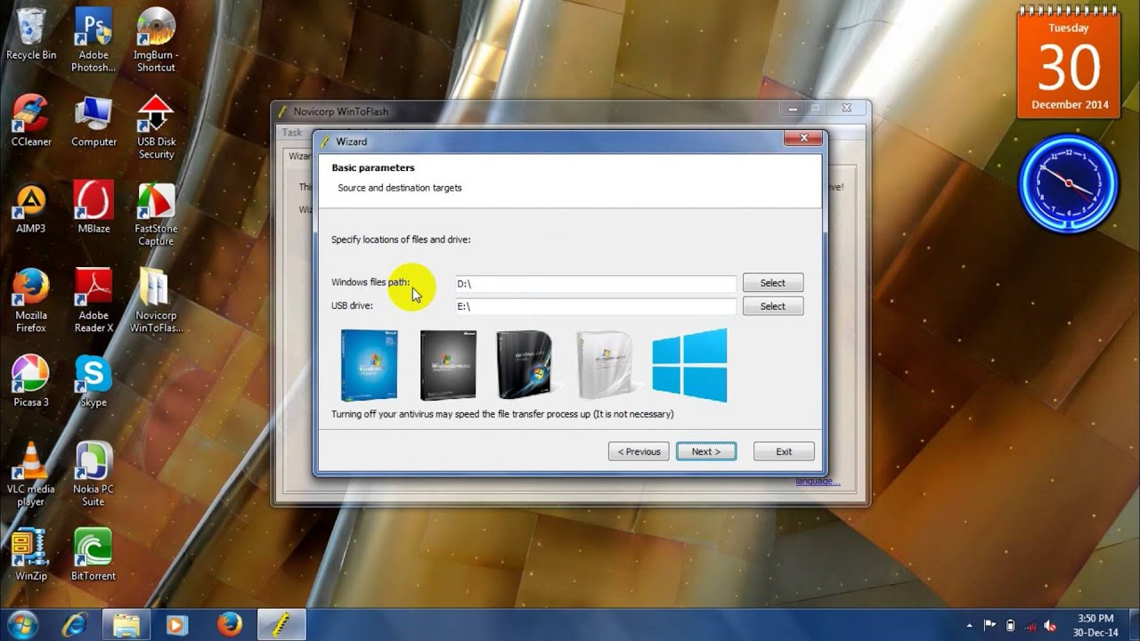 how-to-change-usb-to-bootable-using-win2flash-youtube