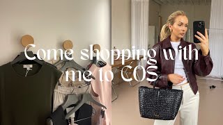 Come shopping with me to COS, trying on the new spring summer collection