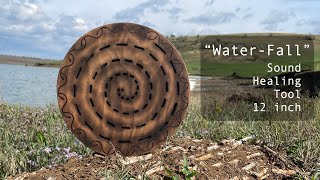 Sound Healing Tool Water-Fall, 12 inch ocean disc, water-like sound instrument by Nazar Drums