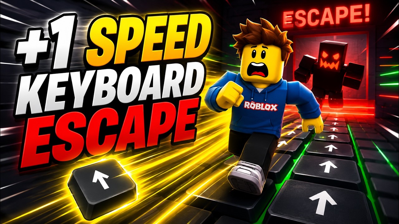 today i play +1 speed keyboard escape! - YouTube