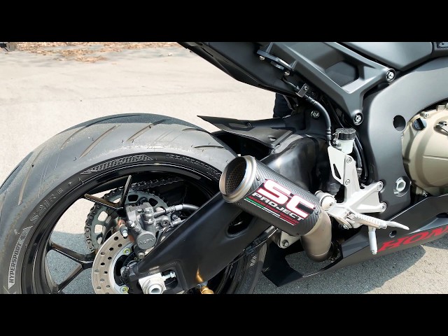 CBR1000RR SC77 SC-PROJECT スリップオンマフラー - YouTube