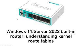 Kernel Router Secrets: Unveiling Windows 11/Server 2022's Route Table! screenshot 3