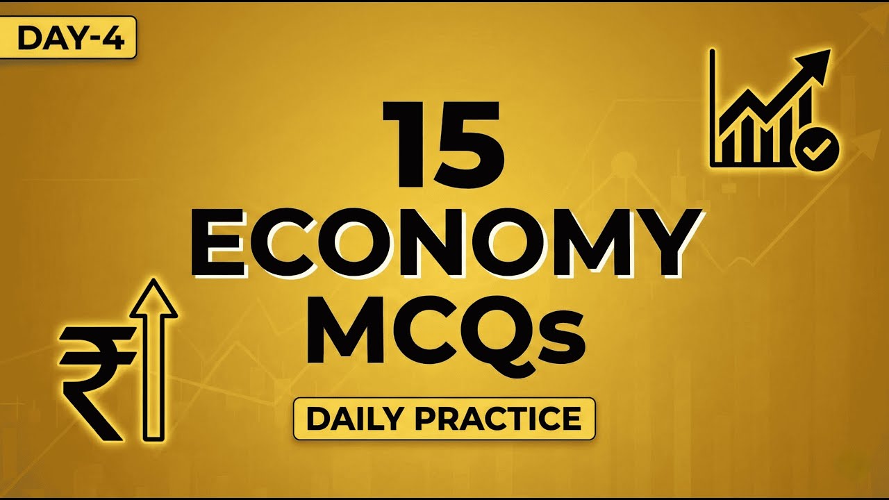 15 Economy MCQs for Prelims | UPSC, SSC & State PSC