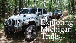 Centerline Trail , Newaygo Michigan | Jeep Gladiator Vs. Toyota Tacoma by Max Overland 12,874 views 3 years ago 16 minutes