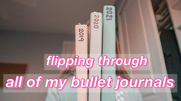 flipping through all of my bullet journals!! [look...