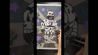 Satisfying Coloring Page - Five Nights at Freddy's- Nightmare Fredbear